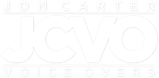 Jon Carter JVCO Voiceovers hero Logo